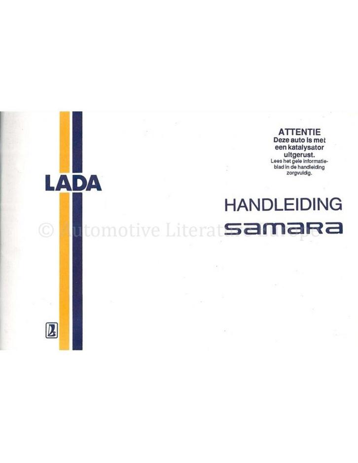 1992 LADA SAMARA INSTRUCTIEBOEKJE NEDERLANDS, Auto diversen, Handleidingen en Instructieboekjes