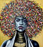 Yadiel Gonsalez (XX) - Afro, Antiquités & Art, Art | Peinture | Classique