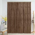 vidaXL Gordijn verduisterend met haken 290x245 cm fluweel, Huis en Inrichting, Verzenden, Nieuw