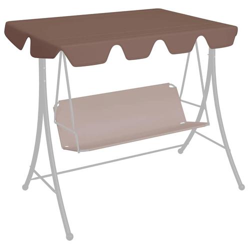 vidaXL Vervangingsluifel voor schommelbank 150/130x105/70 cm, Tuin en Terras, Partytenten, Nieuw, Verzenden