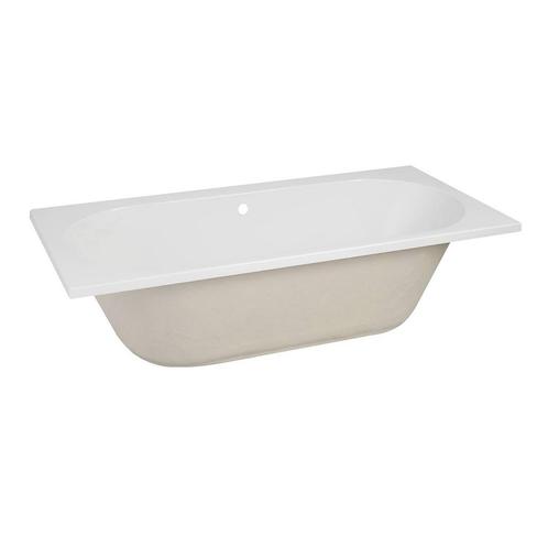 BWS Inbouw Duo Ligbad Pluto Acryl 180x80x50 cm Wit, Doe-het-zelf en Bouw, Sanitair, Bad, Nieuw, Ophalen of Verzenden