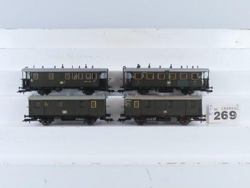 Fleischmann, Roco H0 - Modeltrein personenwagen (4) - 4, Hobby en Vrije tijd, Modeltreinen | H0