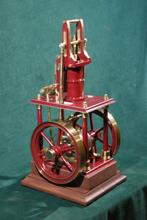 Stoommachine - Hout, Messing, Staal - 2025 - Grote werkende