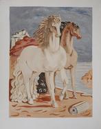 Giorgio De Chirico (1888-1978) - Couple de chevaux dans un