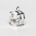 Pendentif - 14 carats Or blanc - 4.01ct. tw. Diamant