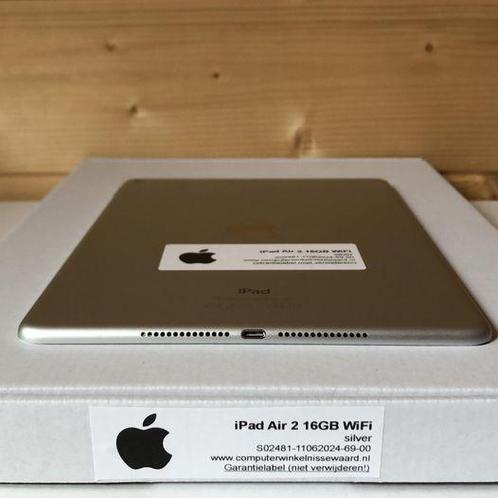 nieuwstaat Apple iPad 9.7 Air 2 16GB WiFi (4G) wit zilver +, Informatique & Logiciels, Apple iPad Tablettes, Enlèvement ou Envoi