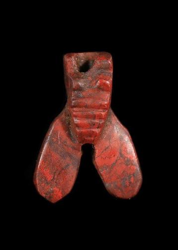 Égypte ancienne, Nouvel Empire Jaspe rouge Amulette