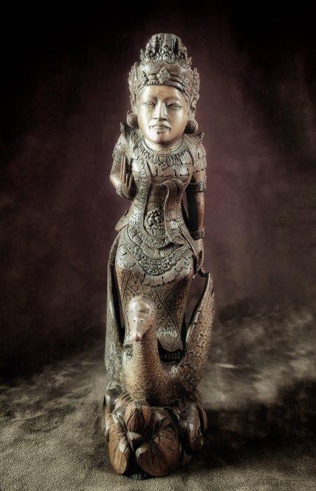 Saraswati 1930 A.Fatima ondertekend - Indonesië (Zonder, Antiek en Kunst, Kunst | Niet-Westerse kunst