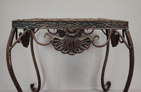Table à plantes - Table dappoint, pouf - Fer forgé, Antiek en Kunst, Curiosa en Brocante