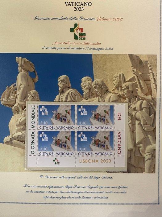 Vaticaanstad 2023 - Wereldjongerendag Lissabon postzegel €, Timbres & Monnaies, Timbres | Europe | Italie
