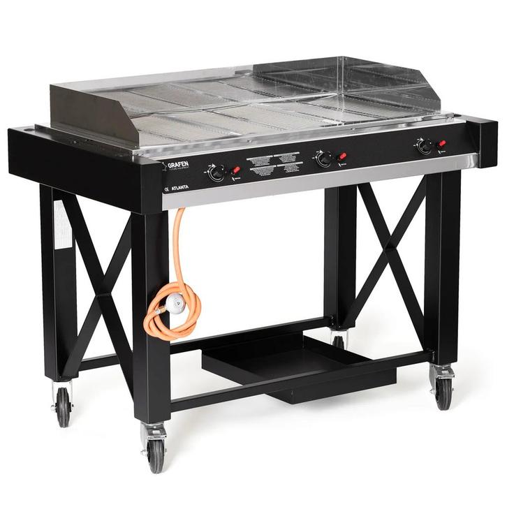 Barbecue | ATLANTA | Propaangas | Roosters (1100x500) | 3, Zakelijke goederen, Horeca | Keukenapparatuur, Nieuw in verpakking