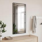 vidaXL Wandspiegel rechthoekig 50x100 cm ijzer zwart, Huis en Inrichting, Woonaccessoires | Spiegels, Verzenden, Nieuw