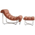 Georges Charles van Rijk fauteuil met voetbank, Huis en Inrichting, Fauteuils, Verzenden, Nieuw