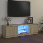 vidaXL Tv-meubel met LED-verlichting 120x30x35,5 cm sonoma, Verzenden, Nieuw