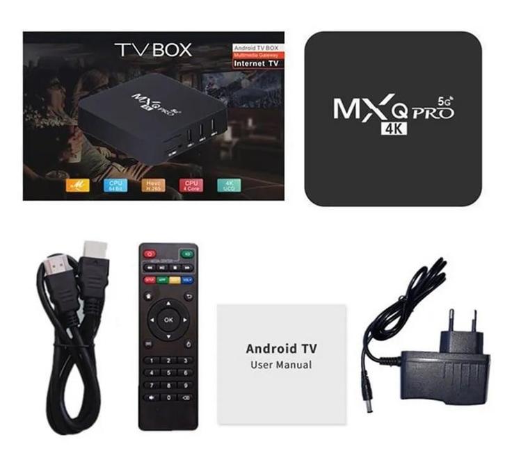 MXQ PRO android 12 tv box mediaspeler IPTV +5G 2/16GB smart, Audio, Tv en Foto, Mediaspelers, Nieuw, Verzenden
