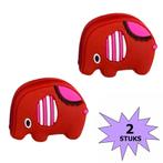 Fako Bijoux® - Tennisdemper - Olifant - Rood - 2 Stuks, Sport en Fitness, Tennis, Verzenden, Nieuw