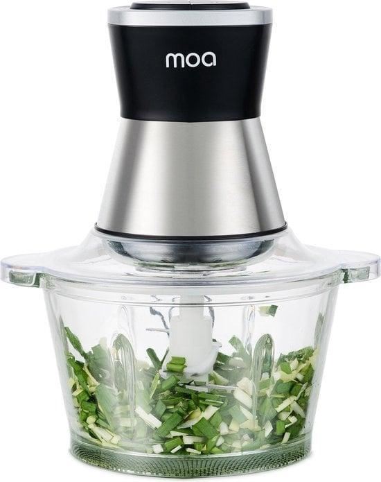 2dekans | MOA Hakmolen XL - Food Chopper - 2 liter glazen, Elektronische apparatuur, Keukenmixers, Ophalen of Verzenden