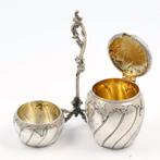 Wolfers Frères - Mosterdpot - Salière - Argent 800, Antiek en Kunst