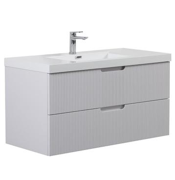 Badkamermeubel Set Thermis 100cm Wit Badmeubel beschikbaar voor biedingen