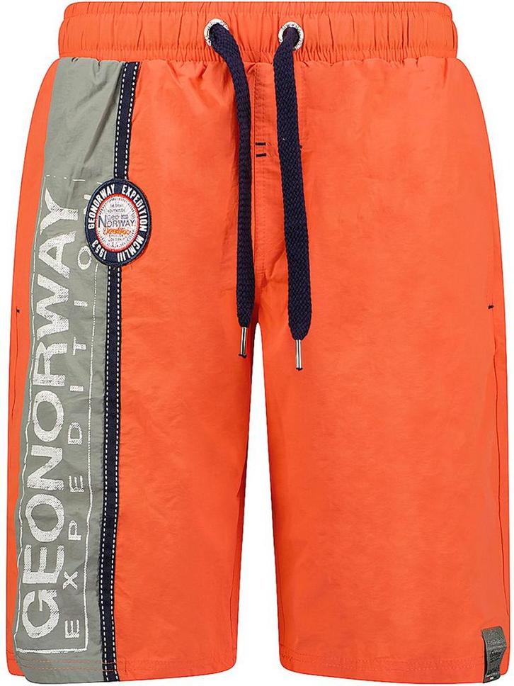 Geographical Norway Zwembroek Qweenishi Fluo Coral, Kleding | Heren, Broeken en Pantalons, Verzenden