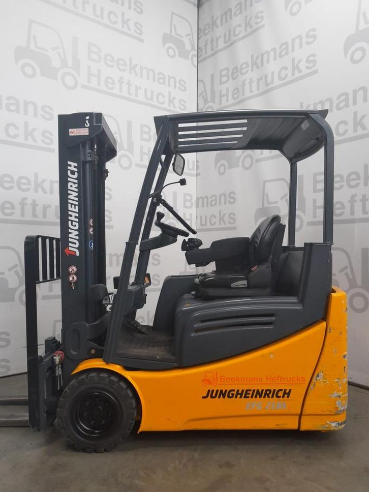 Jungheinrich EFG218k  elektrische heftrucks - 1800kg 4500mm, Zakelijke goederen, Machines en Bouw | Heftrucks en Intern transport