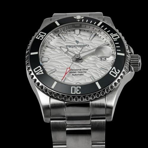 Tecnotempo - Professional Diver 500M / 50ATM  - Ice dial- -, Bijoux, Sacs & Beauté, Montres | Hommes