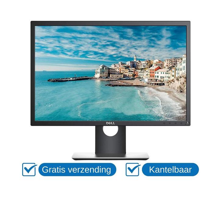Dell P2217H 22 inch Full HD beeldscherm zwart, Computers en Software, Monitoren, Gebruikt, Ophalen of Verzenden