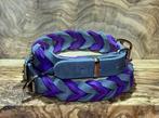 Hondenhalsband leer Purple/grey, Ophalen of Verzenden, Nieuw