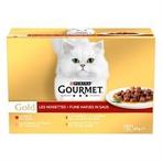 GOURMET GOLD 12-PACK FIJNE HAPJES 12X85 GR.  1 + 1 GRATIS, Verzenden, Nieuw