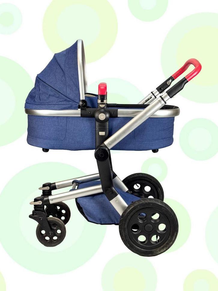 Joolz Day1 Denim Pink refurbished met garantie | Babylogisch, Kinderen en Baby's, Kinderwagens en Combinaties, Luchtbanden, Met reiswieg