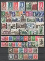 Frankrijk 1940/1943 - Lot van 4 complete jaren Nieuw ** 1e, Gestempeld