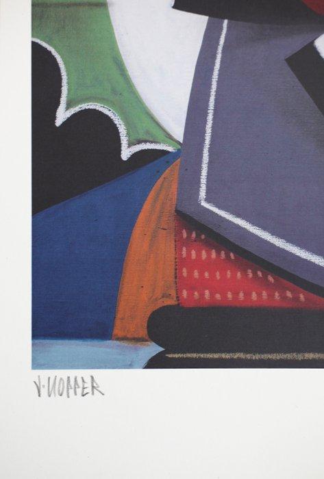 Jone Hopper - Femme au jardin (print), Antiek en Kunst, Kunst | Schilderijen | Modern