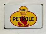 Emaillerie Belge - Reclamebord - Shell Petrole - Emaille, Antiek en Kunst