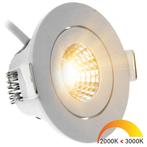 EcoDim IP54 LED Inbouwspot Dim to Warm Wit kantelbaar, Huis en Inrichting, Lampen | Plafondlampen, Verzenden, Nieuw, Metaal