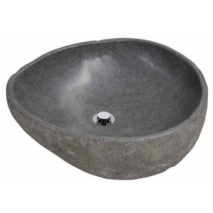Lavabo Rock ( Rivierwaskom ) Natuurstenen Waskom /, Doe-het-zelf en Bouw, Sanitair, Ophalen of Verzenden