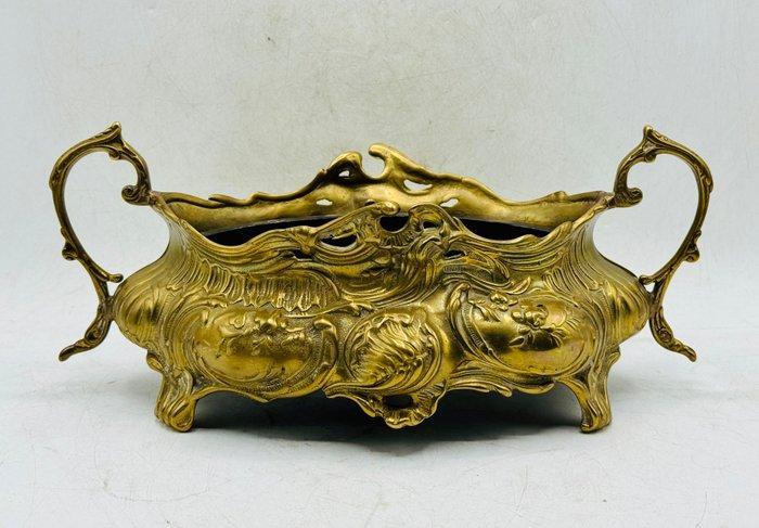 Jardinière - Messing, Antiek en Kunst, Curiosa en Brocante