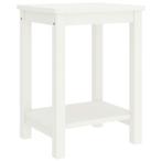 vidaXL Table de chevet blanc 35x30x47 cm bois de pin, Neuf, Verzenden