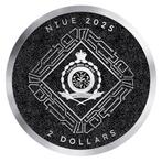 Niue. 2 Dollars 10 x 2025 1 oz Niue $2 NZD Bitcoin Silver, Postzegels en Munten