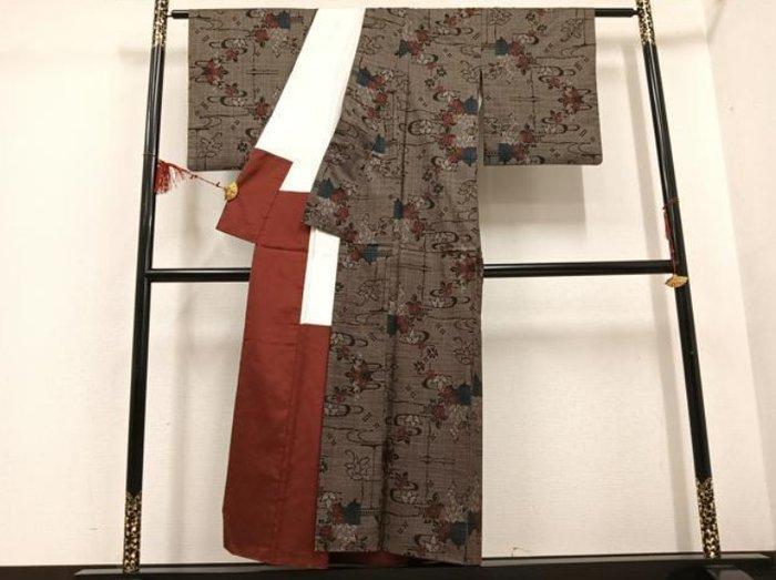 (Sans prix de réserve) Kimono japonais, Honba Oshima, Antiek en Kunst, Antiek | Overige Antiek