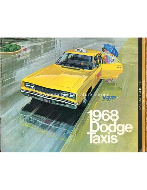 1968 DODGE TAXIS BROCHURE ENGELS (USA), Boeken, Auto's | Folders en Tijdschriften, Ophalen of Verzenden