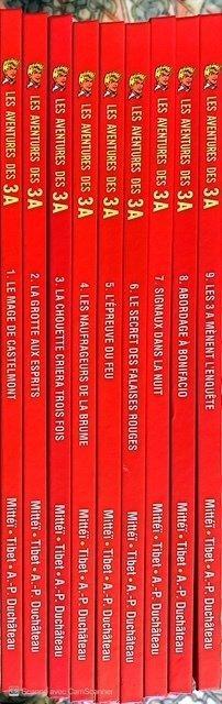 Les Aventures des 3A T1 à T9 - 9x C - EO/Ré - 9 Album - 2015, Boeken, Stripverhalen