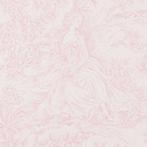 Tissu Toile de Jouy Rose – 2,8 x 2,5 m - Tissu d’ameublement