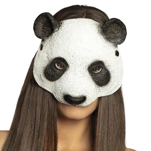 Halfmasker Pluchen Panda, Hobby & Loisirs créatifs, Articles de fête, Envoi