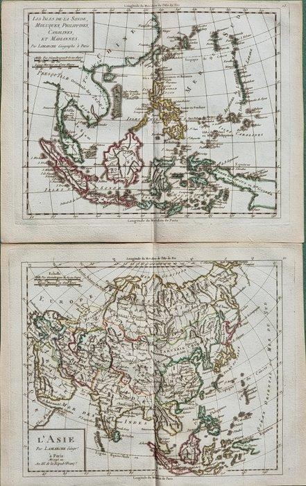 Frankrijk - Azië, Maleis Archipel, Filipijnen, Indonesië;, Boeken, Atlassen en Landkaarten