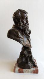 Buste, Ernest Meissonier - 31 cm - Bronze, Antiek en Kunst