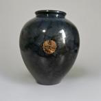 Vaas - Brons - Japan - H16cm bronzen vaas uit Takaoka, Antiek en Kunst