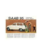 1962 SAAB 95 BROCHURE ENGELS (USA), Nieuw
