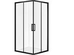 Veiling - Douchecabine - 90x90 - Vierkant - Mat Zwart - Schu, Nieuw