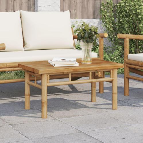 vidaXL Salontafel 70x40x35 cm bamboe, Huis en Inrichting, Tafels | Salontafels, Nieuw, Verzenden
