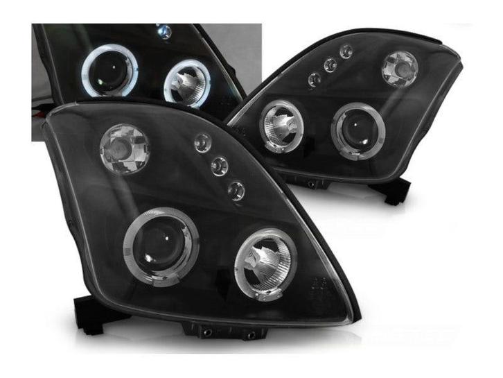 Koplamp Angel Eyes Black geschikt voor Suzuki Swift, Auto-onderdelen, Verlichting, Nieuw, Suzuki, Verzenden